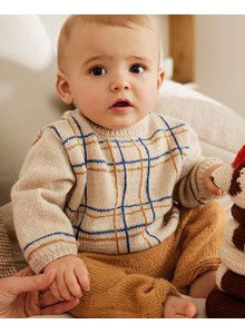 Geblokt babytruitje