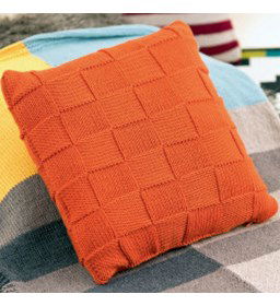 Kussen gemaakt van Lang Yarns Merino plus