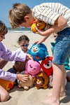 Haakpatroon ballonbal konijn van andere kant