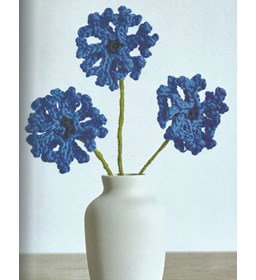 korenbloem gemaakt van Scheepjes Catona 25 en 10 gram