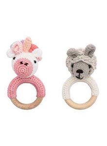 Bijtring lama en unicorn