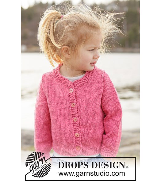 Breipatroon vestje voor kinderen Little Blossom Cardigan