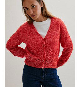 Kort vest met ajourpatroon gemaakt van Rondbreinaald nr 4,5