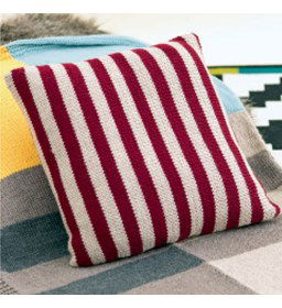 Kussen gemaakt van Lang Yarns Merino plus