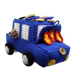 Auto gemaakt van Scheepjes Catona 25 en 10 gram