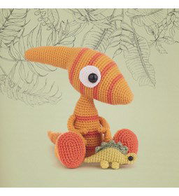 Parasaurolophus gemaakt van Phildar Phil Coton 3