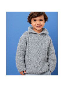 Kindertrui met reverskraag