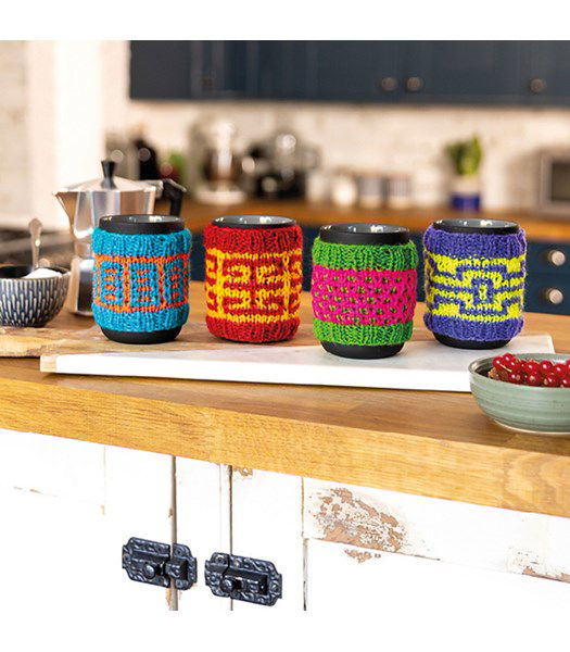 Breipatroon Handige bekerwarmers