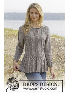 Gebreid vest met kabels