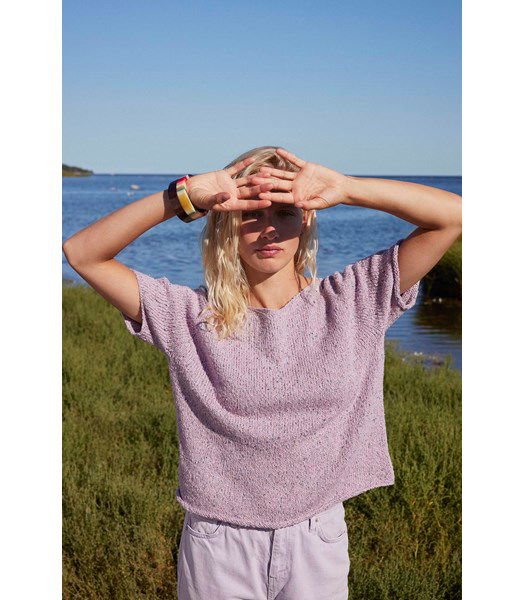 Breipatroon Trui met korte mouwen Christine