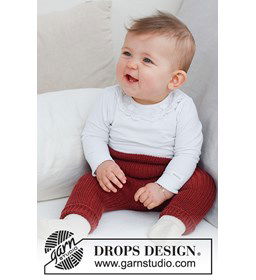 Babybroekje gemaakt van Drops Baby Merino