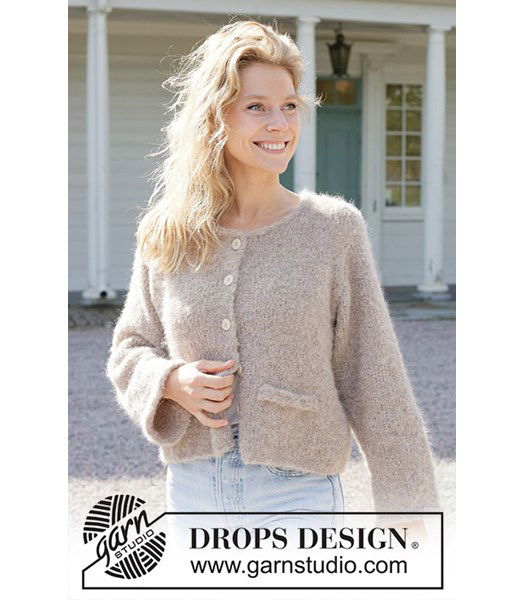 Breipatroon Almond Butter Cardigan