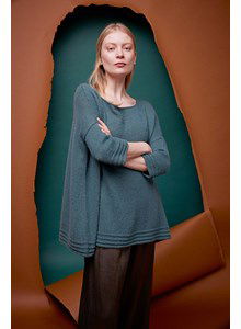 Wijd uitlopende trui