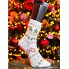 Softy Christmas kerstsokken gemaakt van Lang Yarns Jawoll