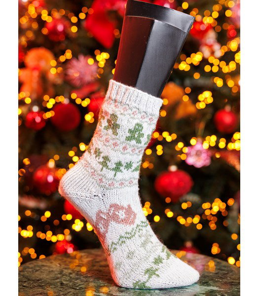 Breipatroon Softy Christmas kerstsokken