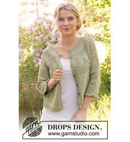 Vest Treasure hunt met kantpatroon gemaakt van knopen