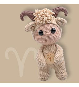 Sterrenbeeld pop Ram Roxy gemaakt van Durable Cosy Fine