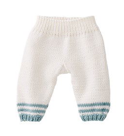 Babybroekje met streepjes gemaakt van Lana Grossa Riserva