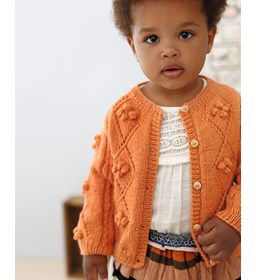 Meisjesvest gemaakt van Phildar Phil Partner 3,5