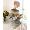 damestrui met harige details gemaakt van Lana Grossa Natural Alpaca Pelo