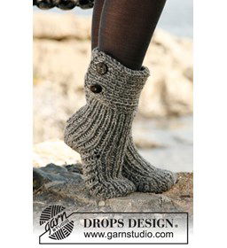 Sloffen gemaakt van Drops Nepal