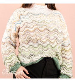 Damestrui Masha Sweater gemaakt van Handwerk accesoires