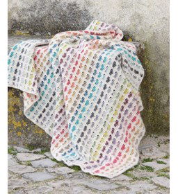 Hartjesdeken gemaakt van Scheepjes Stone Washed