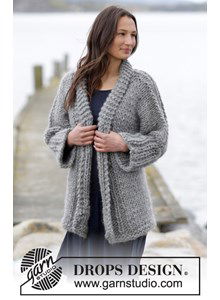 Gebreid vest met sjaalkraag