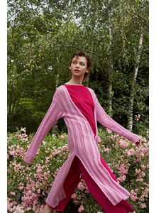 Lang en recht damesvest Smell the Roses