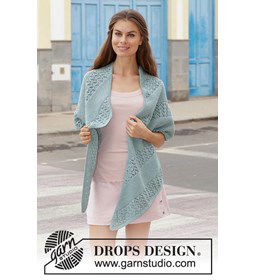 Vest gemaakt van Drops Brushed Alpaca Silk