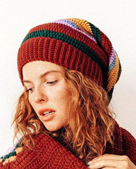 Phildar haakpatroon Paula, beanie met ....