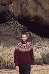 Breipatroon Herentrui Adventa met jacquard patroon