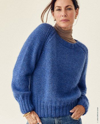 Damestrui met wijde halsboord