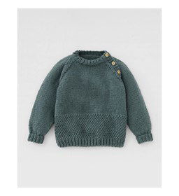 Jongens trui met raglanmouwen gemaakt van Phildar Phil Sport