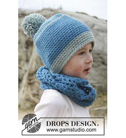 Muts en halswarmer gemaakt van Drops Nepal