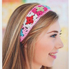 Gehaakte haarband.