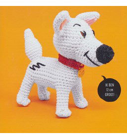 Snelle superhond Bolt gemaakt van Scheepjes Catona 25 en 10 gram