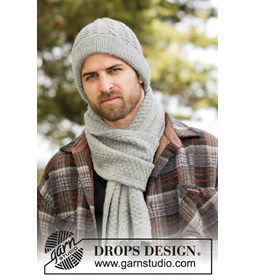 Sjaal en muts gemaakt van Drops Karisma