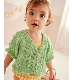 Kindervestje met korte mouwen gemaakt van Phildar Phil Bonbon