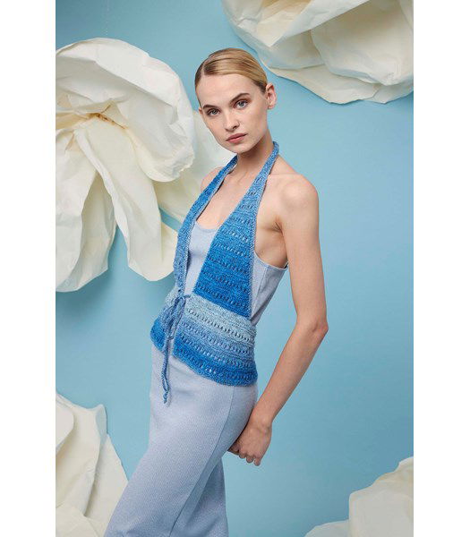 Breipatroon Haltertop Ivana met heupstuk