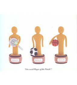 Sport trofee Ricorumi The winner is gemaakt van Boeken Rico