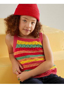 Topje in vrolijke kleuren