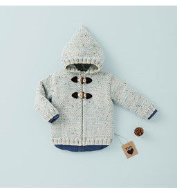 Vest met capuchon gemaakt van Phildar Phil Randonnees