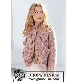 Damesvest gemaakt van knopen