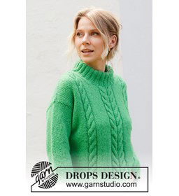 Damestrui met verticale kabels gemaakt van Drops Air