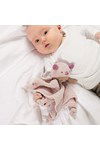 Haakpatroon Baby Blankie Piglet Lovey van andere kant