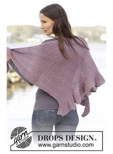 Omslagdoek met ruche