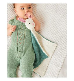 Knuffeldoekje konijn gemaakt van Phildar Phil Baby doll