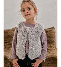 Mouwloos meisjes vest