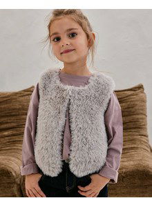 Mouwloos meisjes vest